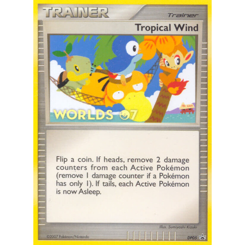 Tropical Wind DP05 Black Star Promo Holo Pokemon Card NEAR MINT TCG