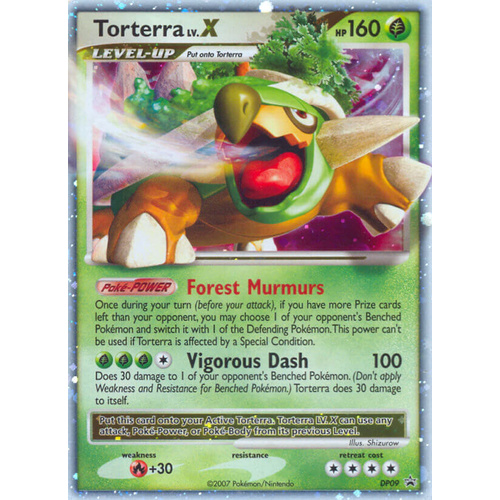Torterra LV.X DP09 Black Star Promo Holo Pokemon Card NEAR MINT TCG