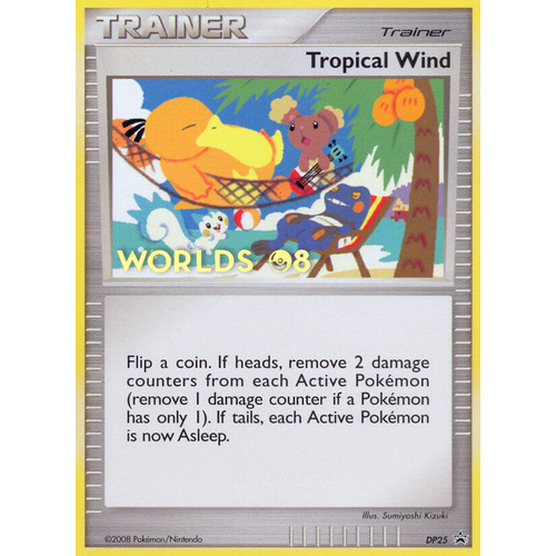 Tropical Wind DP25 Black Star Promo Holo Pokemon Card NEAR MINT TCG