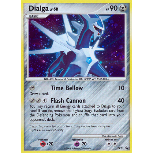 Dialga DP26 Black Star Promo Holo Pokemon Card NEAR MINT TCG