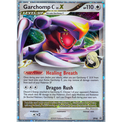 Garchomp C LV.X DP46 Black Star Promo Holo Pokemon Card NEAR MINT TCG
