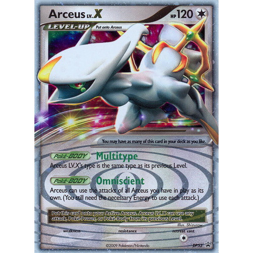Arceus LV.X DP53 Black Star Promo Holo Pokemon Card NEAR MINT TCG