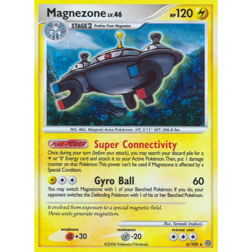 Magnezone 6/100 DP Stormfront Holo Rare Pokemon Card NEAR MINT TCG