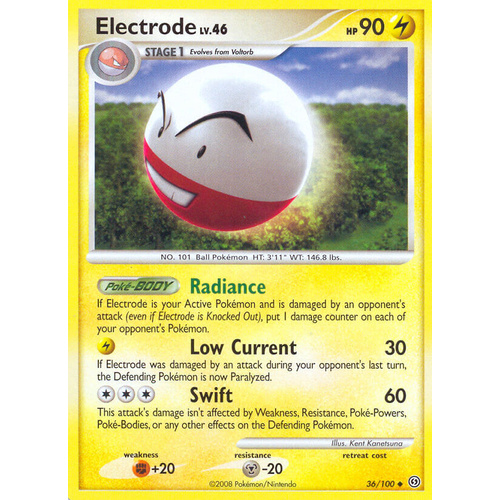 Electrode 36/100 DP Stormfront Uncommon Pokemon Card NEAR MINT TCG