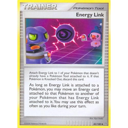 Energy Link 83/100 DP Stormfront Uncommon Trainer Pokemon Card NEAR MINT TCG