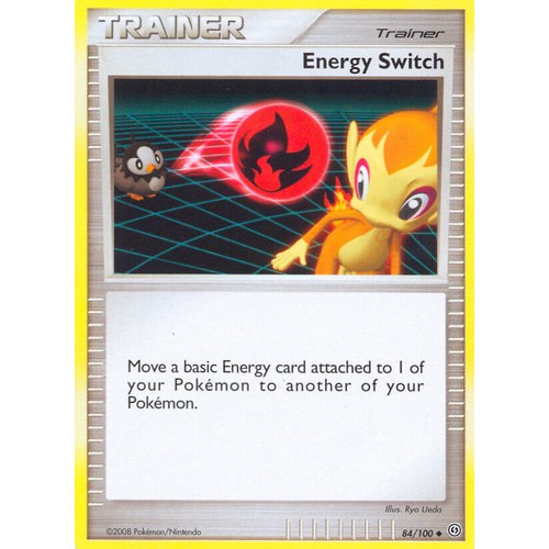 Energy Switch 84/100 DP Stormfront Uncommon Trainer Pokemon Card NEAR MINT TCG