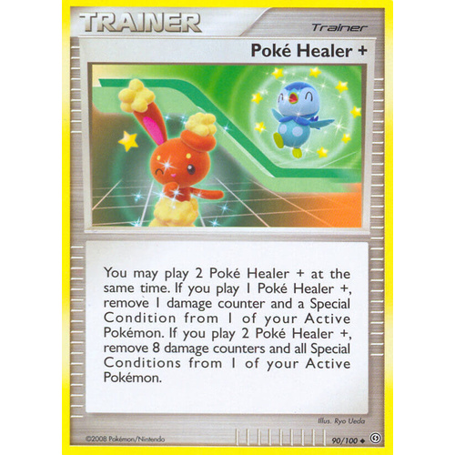Poke Healer + 90/100 DP Stormfront Uncommon Trainer Pokemon Card NEAR MINT TCG