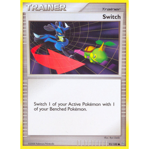 Switch 93/100 DP Stormfront Common Trainer Pokemon Card NEAR MINT TCG