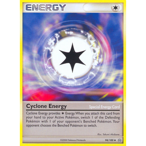 Cyclone Energy 94/100 DP Stormfront Uncommon Pokemon Card NEAR MINT TCG