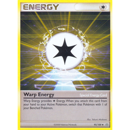 Warp Energy 95/100 DP Stormfront Uncommon Pokemon Card NEAR MINT TCG