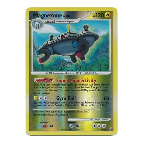 Magnezone 6/100 DP Stormfront Reverse Holo Rare Pokemon Card NEAR MINT TCG
