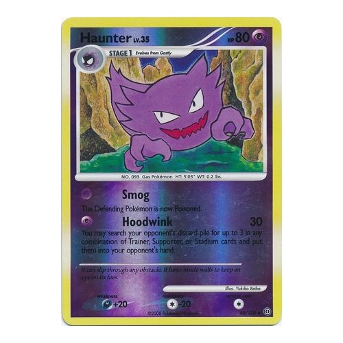 Haunter 40/100 DP Stormfront Reverse Holo Uncommon Pokemon Card NEAR MINT TCG