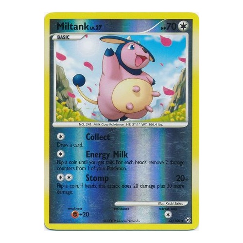 Miltank 44/100 DP Stormfront Reverse Holo Uncommon Pokemon Card NEAR MINT TCG