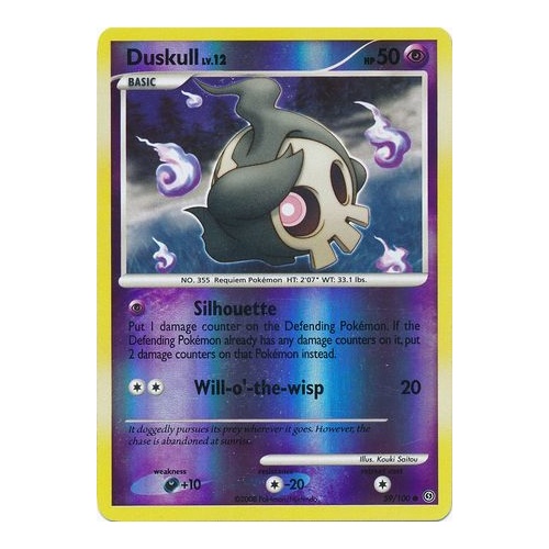 Duskull 59/100 DP Stormfront Reverse Holo Common Pokemon Card NEAR MINT TCG