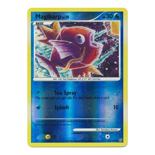 Magikarp 65/100 DP Stormfront Reverse Holo Common Pokemon Card NEAR MINT TCG