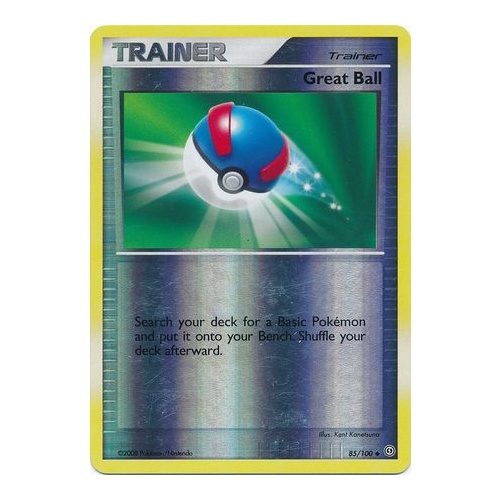 Great Ball 85/100 DP Stormfront Reverse Holo Uncommon Trainer Pokemon Card NEAR MINT TCG