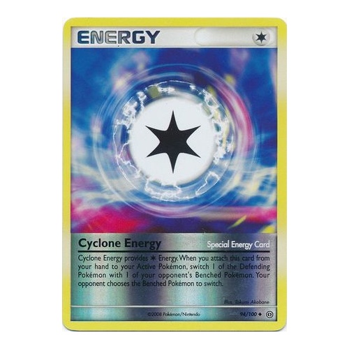 Cyclone Energy 94/100 DP Stormfront Reverse Holo Uncommon Pokemon Card NEAR MINT TCG
