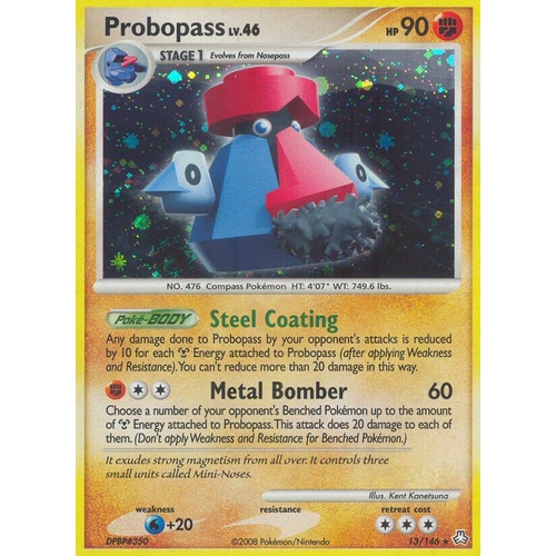 Probopass 13/146 DP Legends Awakened Holo Rare Pokemon Card NEAR MINT TCG