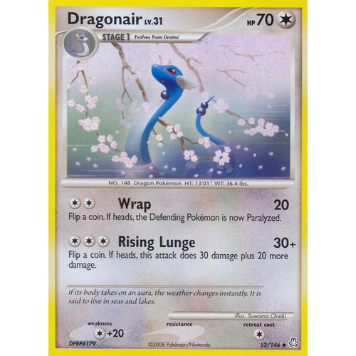 Dragonair 52/146 DP Legends Awakened Uncommon Pokemon Card NEAR MINT TCG