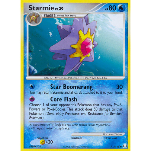 Starmie 71/146 DP Legends Awakened Uncommon Pokemon Card NEAR MINT TCG