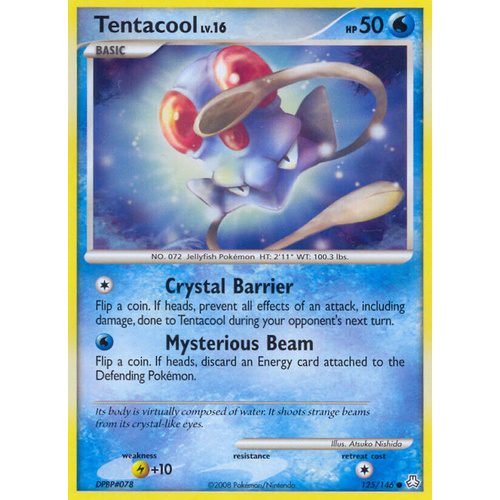 Tentacool 125/146 DP Legends Awakened Common Pokemon Card NEAR MINT TCG