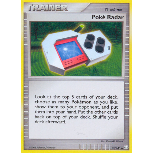 Poke Radar 133/146 DP Legends Awakened Uncommon Trainer Pokemon Card NEAR MINT TCG