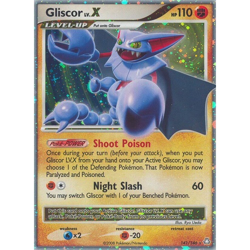 Gliscor Lv. X 141/146 DP Legends Awakened Holo Ultra Rare Pokemon Card NEAR MINT TCG