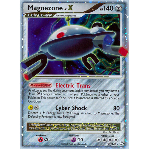 Magnezone Lv. X 142/146 DP Legends Awakened Holo Ultra Rare Pokemon Card NEAR MINT TCG