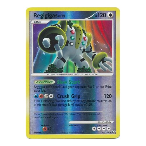 Regigigas 15/146 DP Legends Awakened Reverse Holo Rare Pokemon Card NEAR MINT TCG