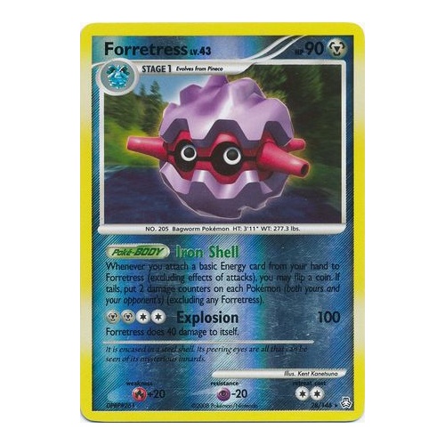 Forretress 28/146 DP Legends Awakened Reverse Holo Rare Pokemon Card NEAR MINT TCG