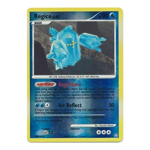 Regice 36/146 DP Legends Awakened Reverse Holo Rare Pokemon Card NEAR MINT TCG