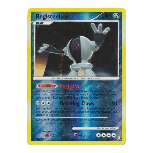Registeel 39/146 DP Legends Awakened Reverse Holo Rare Pokemon Card NEAR MINT TCG