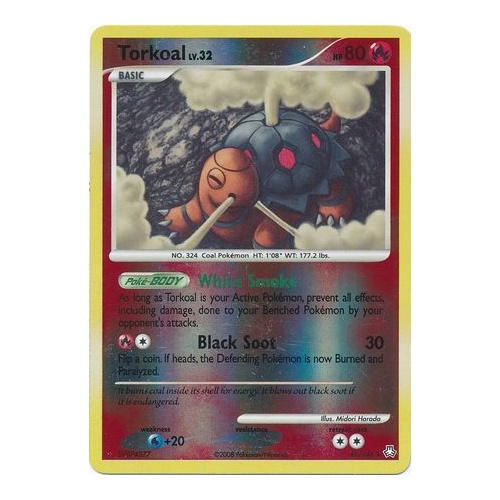 Torkoal 41/146 DP Legends Awakened Reverse Holo Rare Pokemon Card NEAR MINT TCG