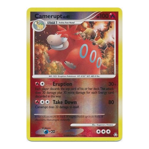 Camerupt 47/146 DP Legends Awakened Reverse Holo Uncommon Pokemon Card NEAR MINT TCG