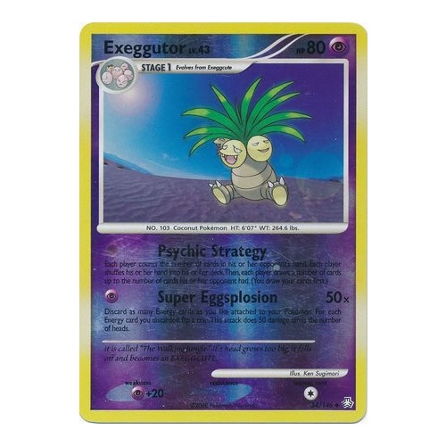 Exeggutor 54/146 DP Legends Awakened Reverse Holo Uncommon Pokemon Card NEAR MINT TCG
