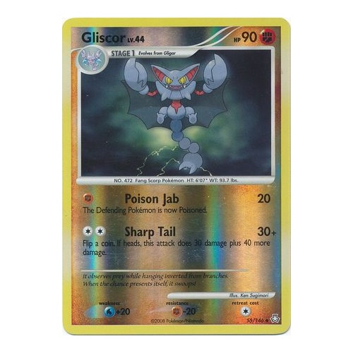 Gliscor 55/146 DP Legends Awakened Reverse Holo Uncommon Pokemon Card NEAR MINT TCG