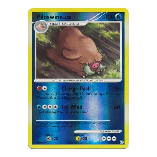 Piloswine 69/146 DP Legends Awakened Reverse Holo Uncommon Pokemon Card NEAR MINT TCG