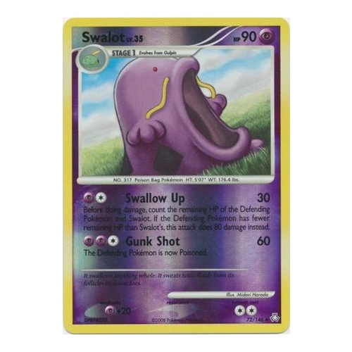 Swalot 72/146 DP Legends Awakened Reverse Holo Uncommon Pokemon Card NEAR MINT TCG