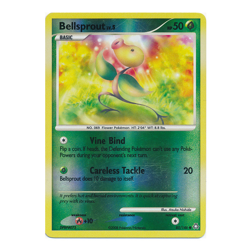 Bellsprout 85/146 DP Legends Awakened Reverse Holo Common Pokemon Card NEAR MINT TCG