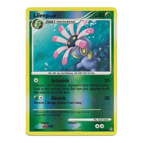 Lilieep 105/146 DP Legends Awakened Reverse Holo Common Pokemon Card NEAR MINT TCG
