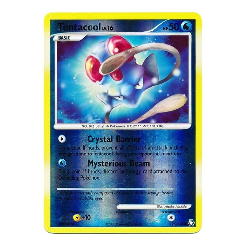 Tentacool 125/146 DP Legends Awakened Reverse Holo Common Pokemon Card NEAR MINT TCG
