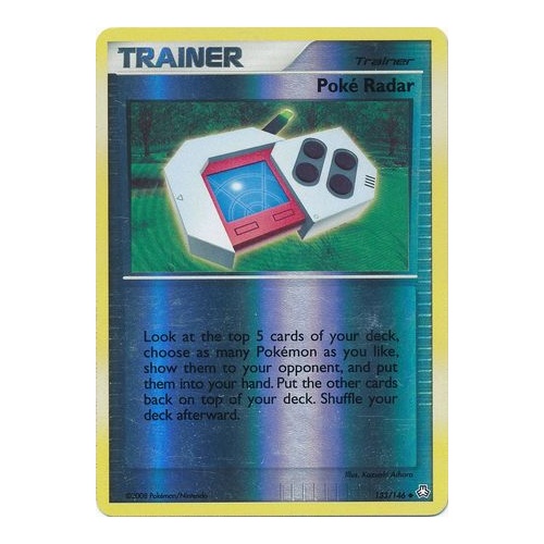 Poke Radar 133/146 DP Legends Awakened Reverse Holo Uncommon Trainer Pokemon Card NEAR MINT TCG