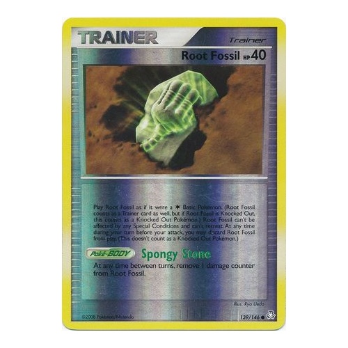 Root Fossil 139/146 DP Legends Awakened Reverse Holo Common Trainer Pokemon Card NEAR MINT TCG