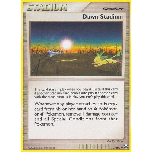 Dawn Stadium 79/100 DP Majestic Dawn Uncommon Trainer Pokemon Card NEAR MINT TCG