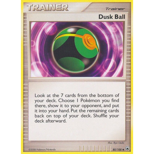 Dusk Ball 80/100 DP Majestic Dawn Uncommon Trainer Pokemon Card NEAR MINT TCG