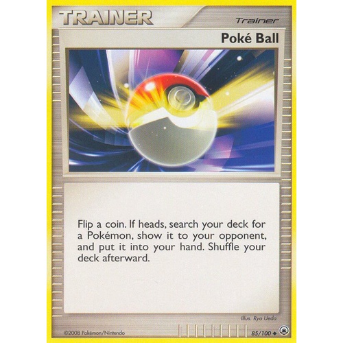 Poke Ball 85/100 DP Majestic Dawn Uncommon Trainer Pokemon Card NEAR MINT TCG