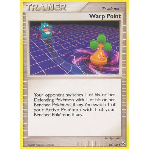 Warp Point 88/100 DP Majestic Dawn Uncommon Trainer Pokemon Card NEAR MINT TCG