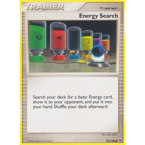 Energy Search 90/100 DP Majestic Dawn Common Trainer Pokemon Card NEAR MINT TCG
