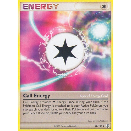 Call Energy 92/100 DP Majestic Dawn Uncommon Pokemon Card NEAR MINT TCG