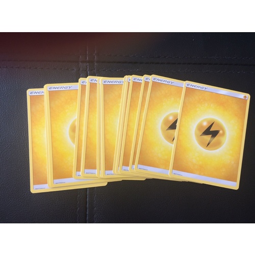 15 Electric Energy cards Pokemon TCG MINT CONDITION SUN AND MOON base set XY